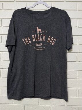 The Black Dog Bar Graphic Tee XXL Taylor Swift Inspired Heather Gray T-Shirt